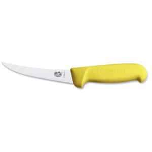 Victorinox Boning Knife, 12cm Curved and Narrow Blade: Yellow Handle