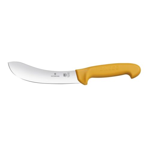 Swibo Skinning Knife, 15cm Curved Wide Blade