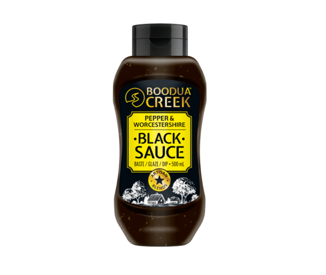 Boodua Creek Pepper and Worcestershire Black Sauce 500ml