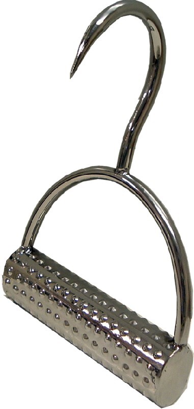 Boning Hook, all Stainless Steel with Stirrup Handle