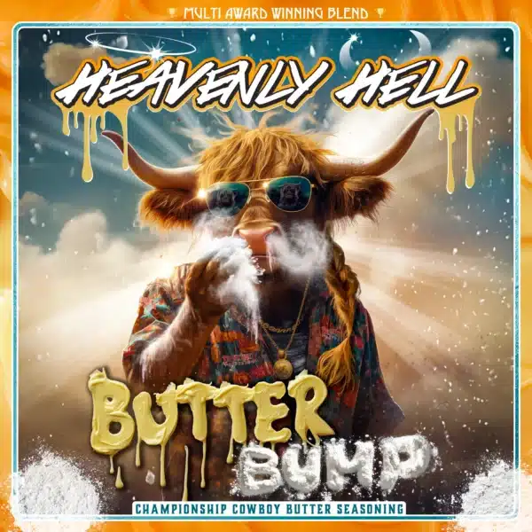 Heavenly Hell Butter Bump Championship Cowboy Butter Seasoning 150g Shaker